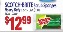 Jetro SCOTCH-BRITE Scrub Sponges Heavy Duty offer