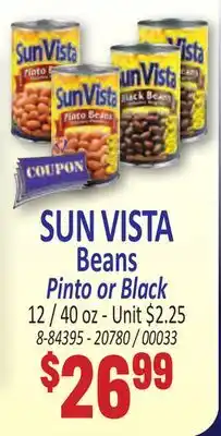 Jetro SUN VISTA Beans Pinto or Black offer