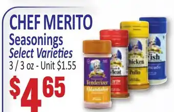 Jetro CHEF MERITO Seasonings offer