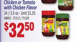 Jetro Chicken or Tomato with Chicken Flavor offer