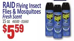 Jetro RAID Flying Insect Flies & Mosquitoes Fresh Scent offer