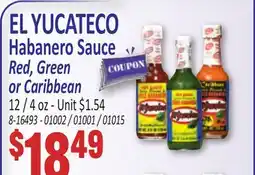 Jetro EL YUCATECO Habanero Sauce offer