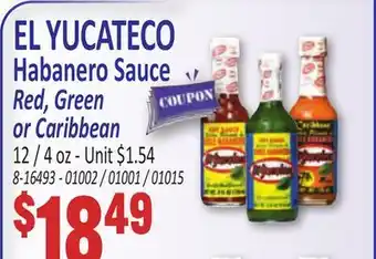 Jetro EL YUCATECO Habanero Sauce offer