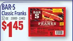 Jetro BAR-S Classic Franks offer