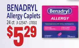 Jetro BENADRYL Allergy Caplets offer