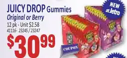 Jetro JUICY DROP Gummies offer