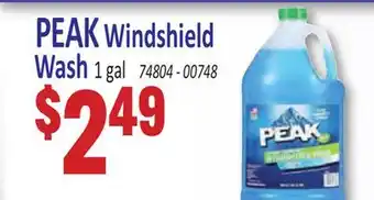 Jetro PEAK Windshield Wash offer