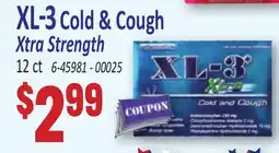 Jetro XL-3 Cold & Cough Xtra Strength offer