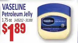 Jetro VASELINE Petroleum Jelly offer