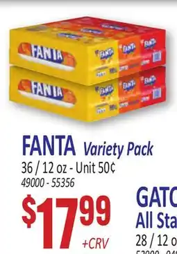Jetro FANTA Variety Pack offer
