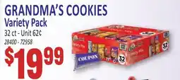 Jetro GRANDMA'S COOKIES Variety Pack offer