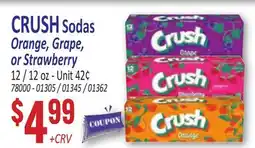 Jetro CRUSH Sodas offer