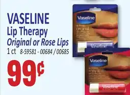 Jetro VASELINE Lip Therapy Original or Rose Lips offer