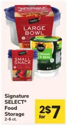 ACME Signature SELECT Food Storage offer