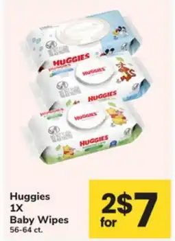 ACME Huggies 1X Baby Wipes offer
