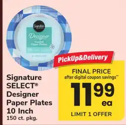 ACME Signature SELECT Designer Paper Plates offer