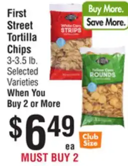 Smart & Final First Street Tortilla Chips offer