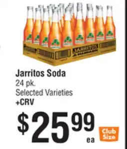 Smart & Final Jarritos Soda offer