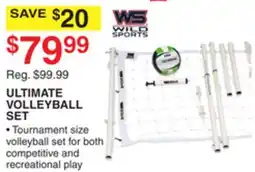 Dunham's Sports WILD SPORTS ULTIMATE VOLLEYBALL SET offer