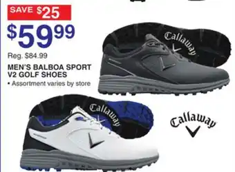 Dunham's Sports CALLAWAY MEN'S BALBOA SPORT V2 GOLF SHOES offer