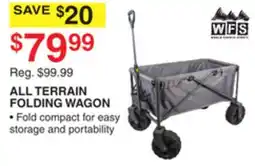 Dunham's Sports WFS ALL TERRAIN FOLDING WAGON offer