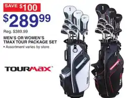 Dunham's Sports TOURMAX MEN'S OR WOMEN'S TMAX TOUR PACKAGE SET offer