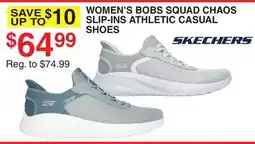 Dunham's Sports SKECHERS WOMEN'S BOBS SQUAD CHAOS SLIP-INS ATHLETIC CASUAL SHOES offer
