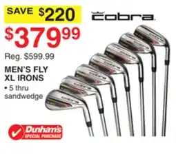 Dunham's Sports COBRA MEN'S FLY XL IRONS offer