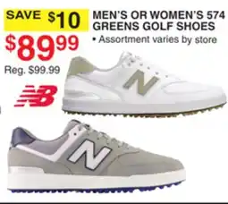 Dunham's Sports NEW BALANCE MEN'S OR WOMEN'S 574 GREENS GOLF SHOES offer