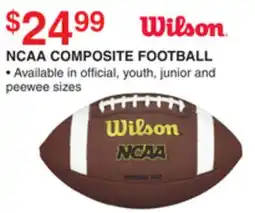 Dunham's Sports WILSON NCAA COMPOSITE FOOTBALL offer