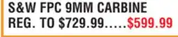 Dunham's Sports S&W FPC 9MM CARBINE offer