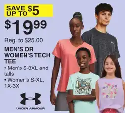 Dunham's Sports MEN'S OR WOMEN'S TECH TEE offer
