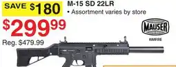 Dunham's Sports MAUSER M-15 SD 22LR offer