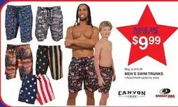 Dunham's Sports MEN'S SWIM TRUNKS offer