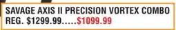 Dunham's Sports SAVAGE AXIS II PRECISION VORTEX COMBO offer