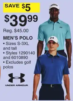 Dunham's Sports UNDER ARMOUR MEN'S POLO offer