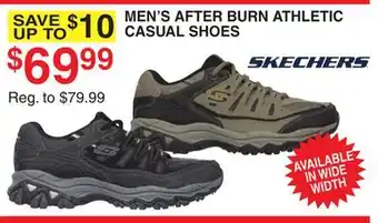 Dunham's Sports SKECHERS MEN'S AFTER BURN ATHLETIC CASUAL SHOES offer
