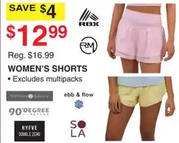 Dunham's Sports RBX WOMEN'S SHORTS offer