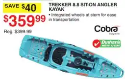 Dunham's Sports COBRA KAYAKS TREKKER 8.8 SIT-ON ANGLER KAYAK offer