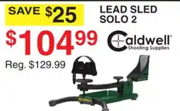 Dunham's Sports CALDWELL SHOOTING SUPPLIES LEAD SLED SOLO 2 offer