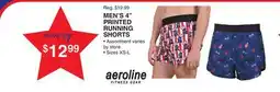 Dunham's Sports AEROLINE MEN'S 4 PRINTED RUNNING SHORTS offer