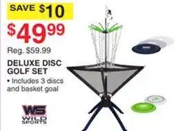 Dunham's Sports WILD SPORTS DELUXE DISC GOLF SET offer