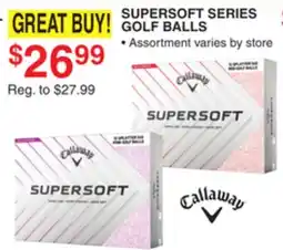 Dunham's Sports SUPERSOFT SERIES GOLF BALLS offer