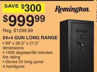 Dunham's Sports REMINGTON 24+4 GUN LONG RANGE offer