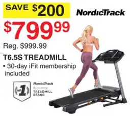 Dunham's Sports NORDICTRACK T6.5S TREADMILL offer