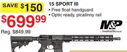 Dunham's Sports M&P SMITH & WESSON 15 SPORT III offer