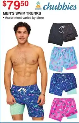Dunham's Sports CHUBBIES MEN'S SWIM TRUNKS offer