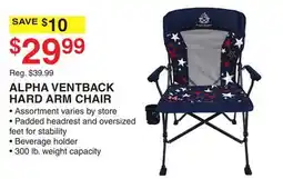 Dunham's Sports ALPHA VENTBACK HARD ARM CHAIR offer