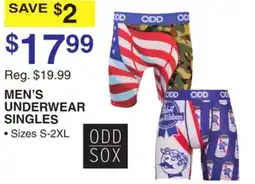 Dunham's Sports ODD SOX MEN'S UNDERWEAR SINGLES offer