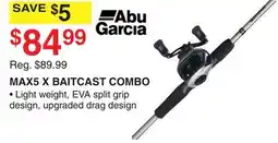 Dunham's Sports ABU GARCIA MAX5 X BAITCAST COMBO offer